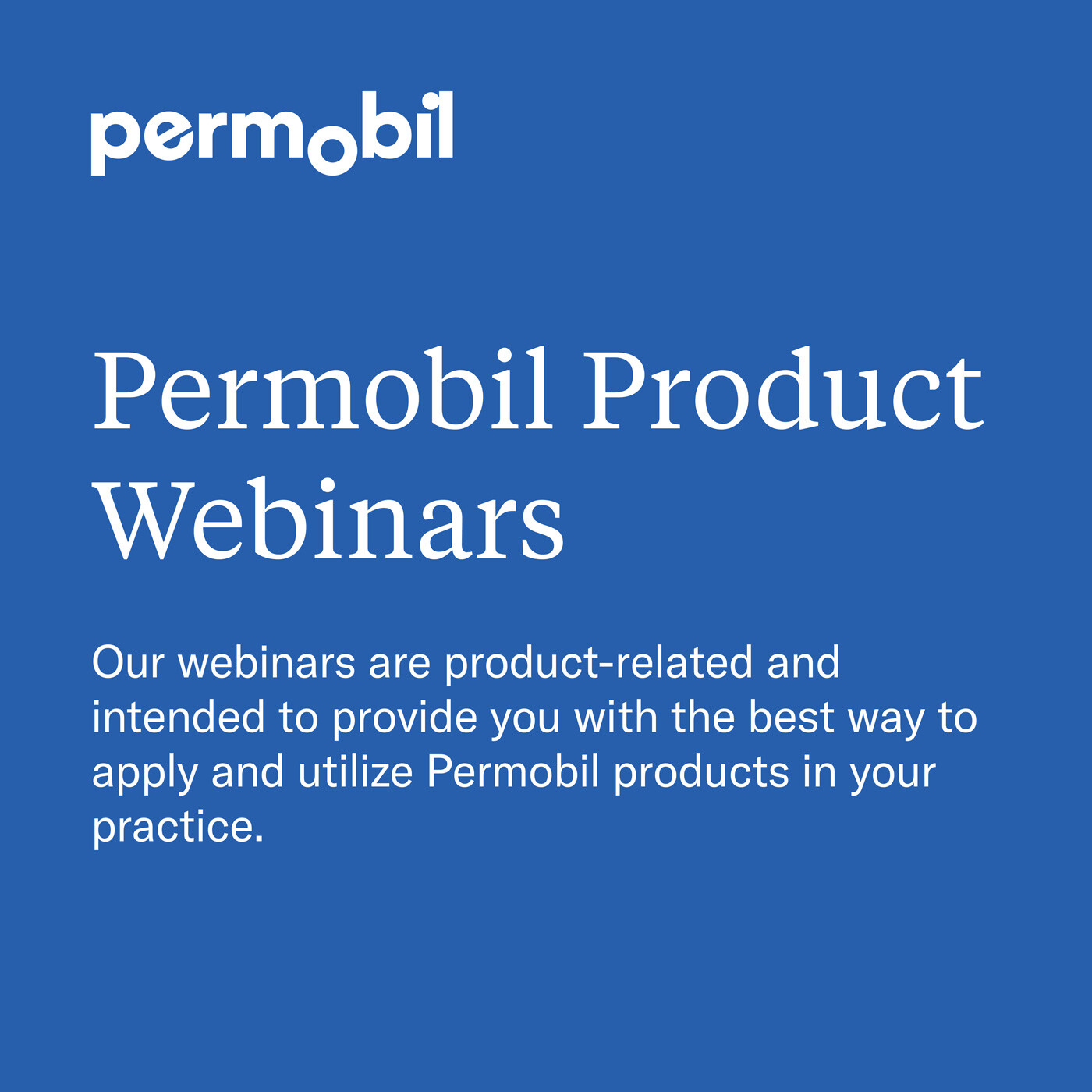 Permobil Product Webinars