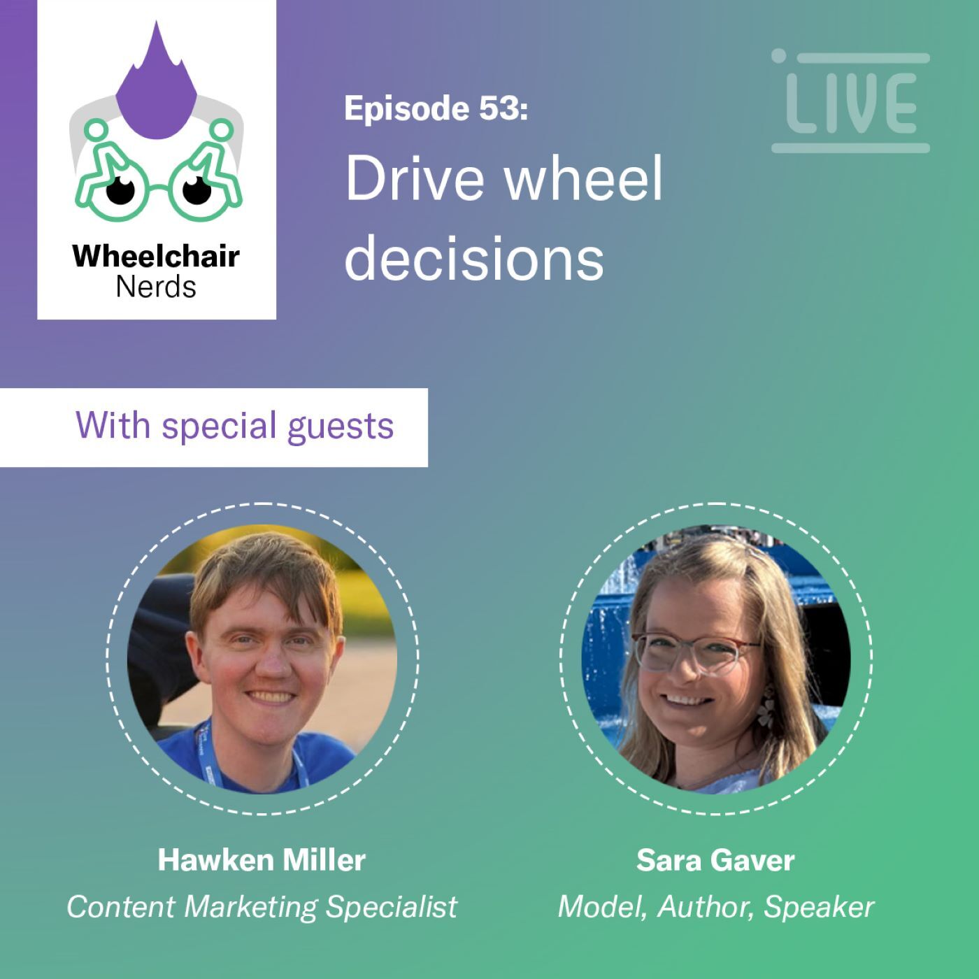Episode 53: Drive Wheel Decisions with Sara Gaver and Hawken Miller